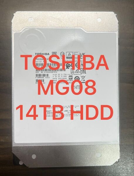 TOSHIBA 14TB HDD MG08