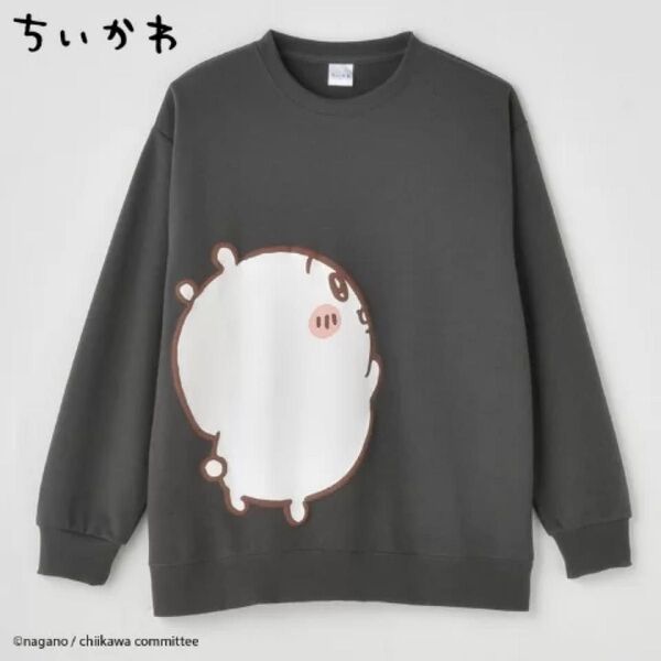 【新品】ちいかわ レディース L プルオーバー トレーナー 長袖 裏パイル