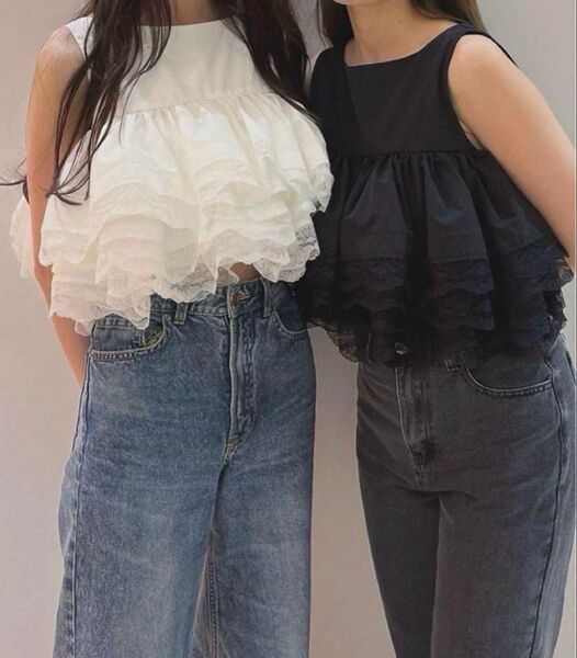 BIBIY COLENNE TOP ホワイト