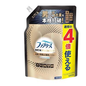 ファブリーズ 消臭スプレー 布用 MEN PREMIUM クールアクア 詰め替え 1,280mL