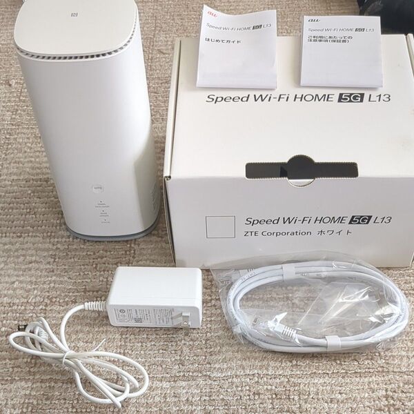 WiMAX Speed Wi-Fi HOME 5G L13 ホワイト ホームルーター