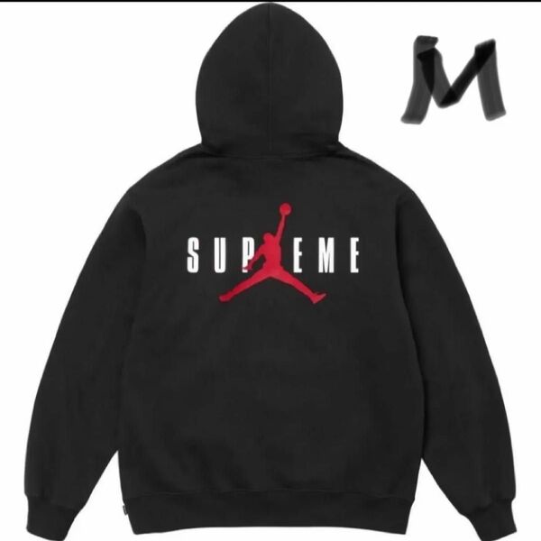 M. Supreme Jordan Hooded Sweatshirt シュプリーム ジョーダン パーカー ブラック