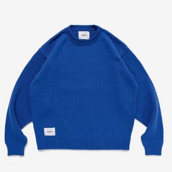 M. Wtaps SIGN / SWEATER / POLY Blue カットソー