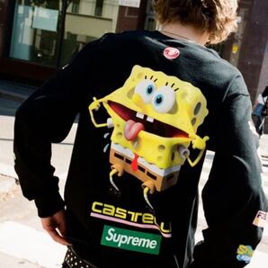 M. Supreme x SpongeBob Castelli Racing L/S Tee "Black" スポンジボム ロンT