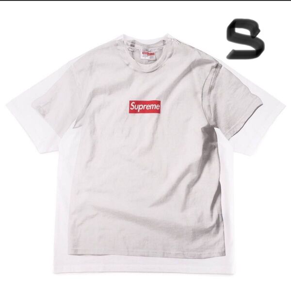 S. Supreme x MM6 Maison Margiela Box Logo Tee "White" マルジェラ Tシャツ