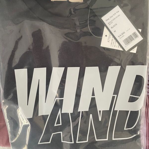 M. WIND AND SEA Step_Dye S/S Tee WDS BLACK Tシャツ ブラック