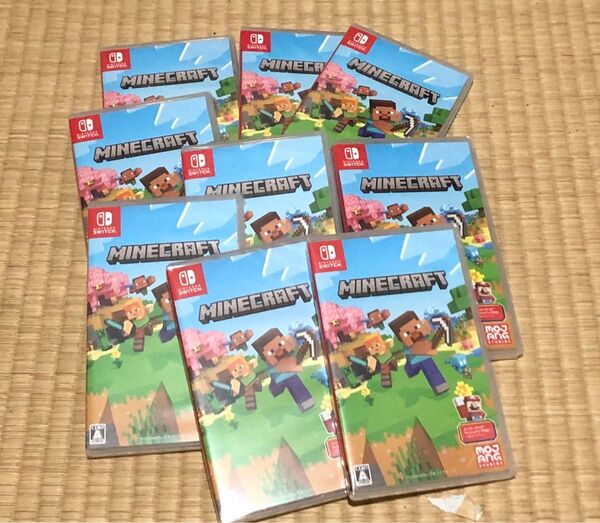 マインクラフト Switch Minecraft 新品未開封シュリンク付き 9枚セット28180
