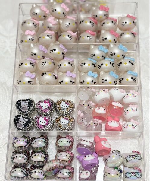 新作入荷*白猫再入荷*カスタムビーズ*ボールペンOK
