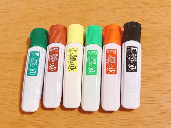 週末SALE【送料込】ペンてる水彩絵の具6本セット