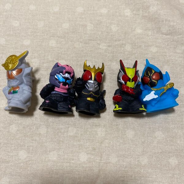 仮面ライダー 指人形 5体セット