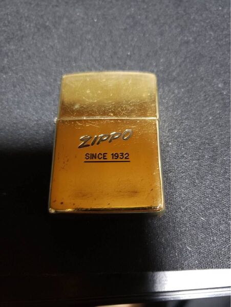ZIPPO 筆記体 1991年 ゴールド