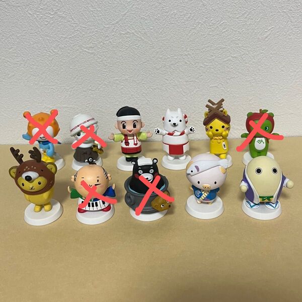 【美品】ゆるキャラオールスターズ ご当地キャラクター フィギュア