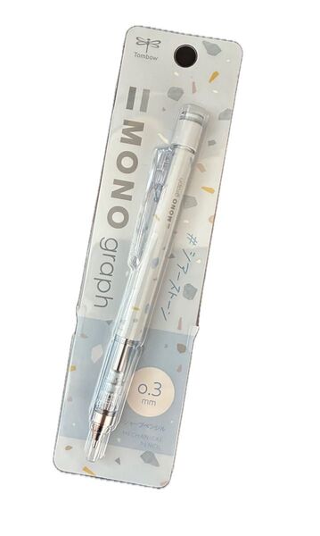 トンボ鉛筆 モノグラフ シャープペンシル シアーストーン パウダーブルー 0.3mm