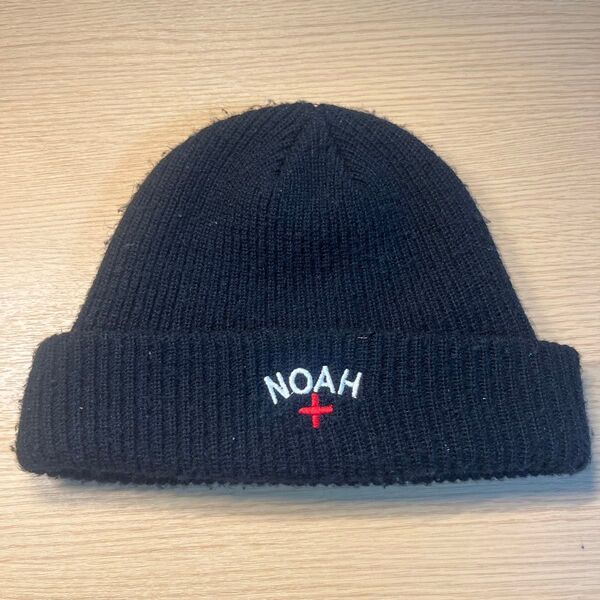 ニット帽 ビーニー 黒 NOAH