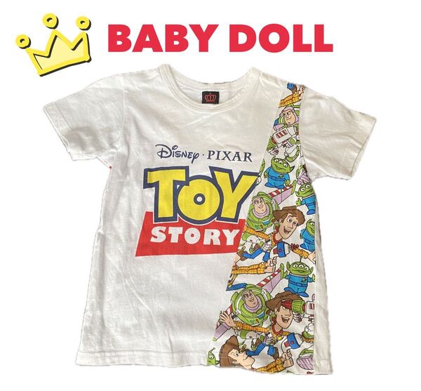 キッズ 子供服 ベビードール Disney ディズニー ピクサー トイストーリー 半袖 Tシャツ 子ども服 半袖Tシャツ 男女兼用