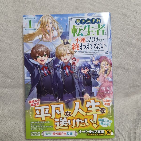 巻き込まれ転生者は不運なだけでは終われない 1 (OVERLAP NOVELS) 雪菊/著
