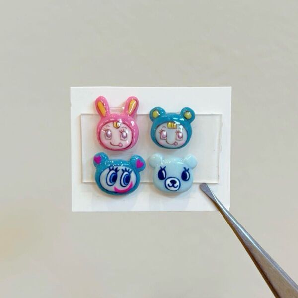 エンジェルブルー メゾピアノ ナルミヤ ネイル 3dパーツ