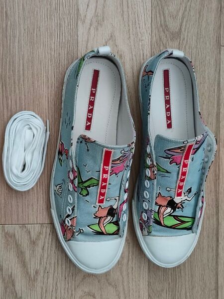 【送料無料】PRADA プラダ スニーカー 26cm