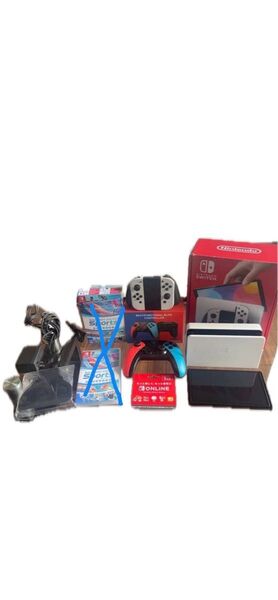 【Switchスポーツ無】Nintendo Switch 有機EL ホワイト 本体 &マルチコントローラー
