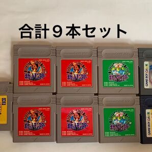 ポケットモンスター 赤・緑・ピカチュウ・金・銀 合計9本セット