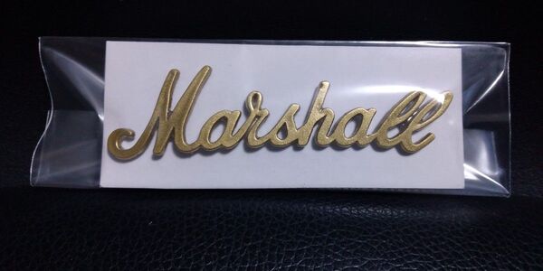 Marshallピンズ ゴールド ピンバッジ マーシャル ロゴ