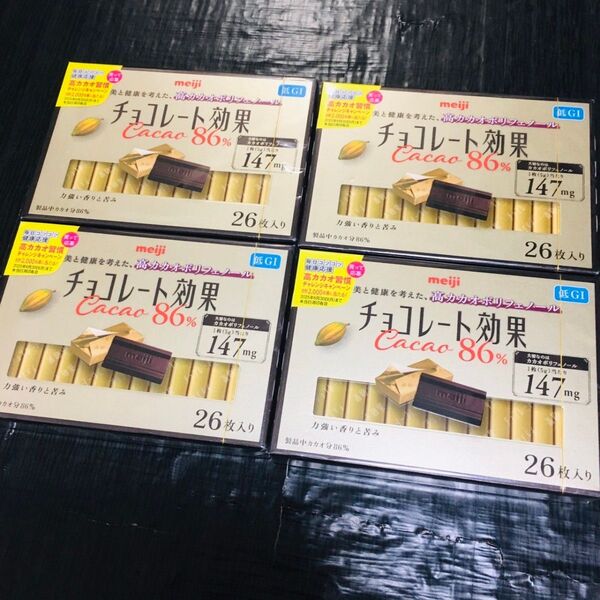 meiji チョコレート効果86% 高カカオポリフェノール 26枚入り 5箱