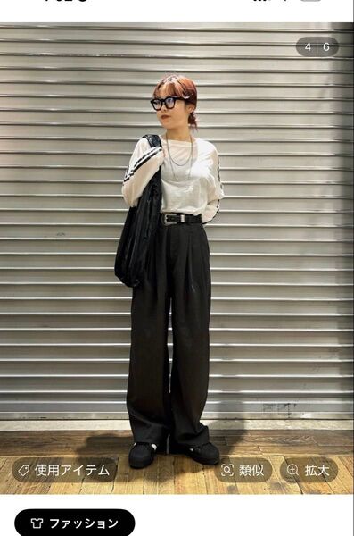 JEANASIS シアー ライン ロンt