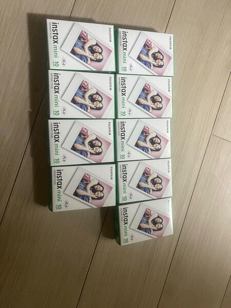 富士フイルム instax mini フィルム 10枚 9箱(90枚) チェキ FUJIFILM