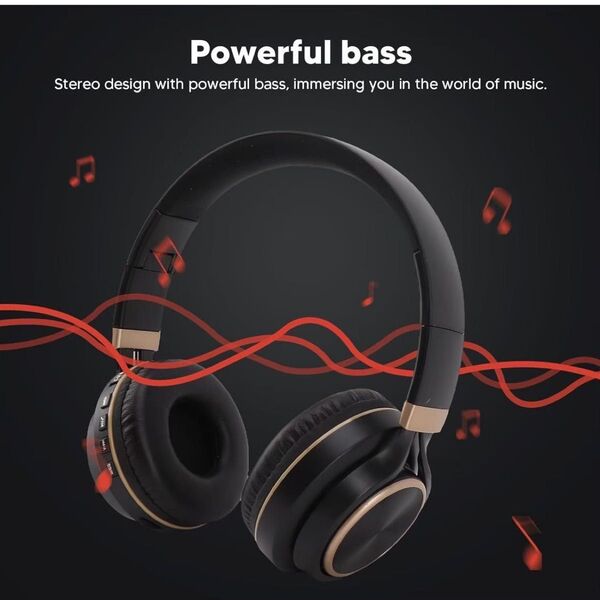 黒 ワイヤレス ヘッドホン プレゼント イヤホン bluetooth