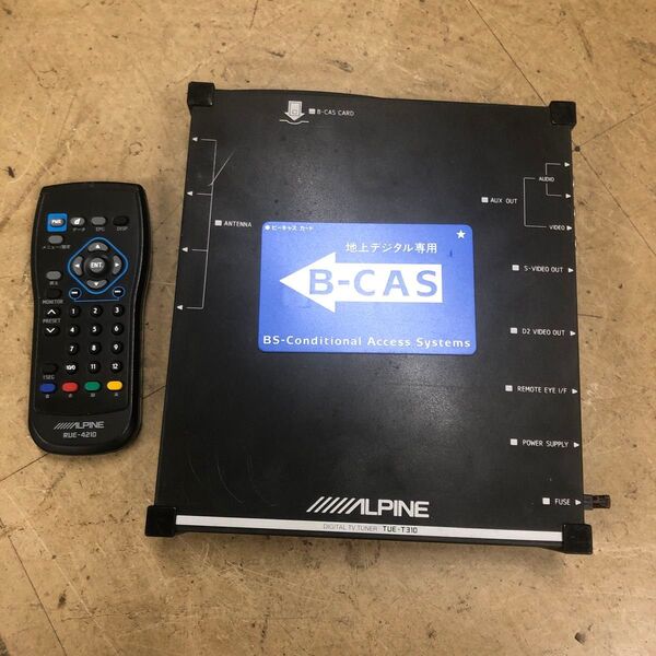 ALPINE アルパイン 地デジチューナー TUE-T310 フルセグ RUE-4210 リモコン