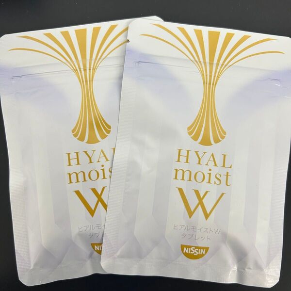 日清食品 ヒアルモイストW タブレット ヒアルモイスト乳酸菌配合 30粒×2袋