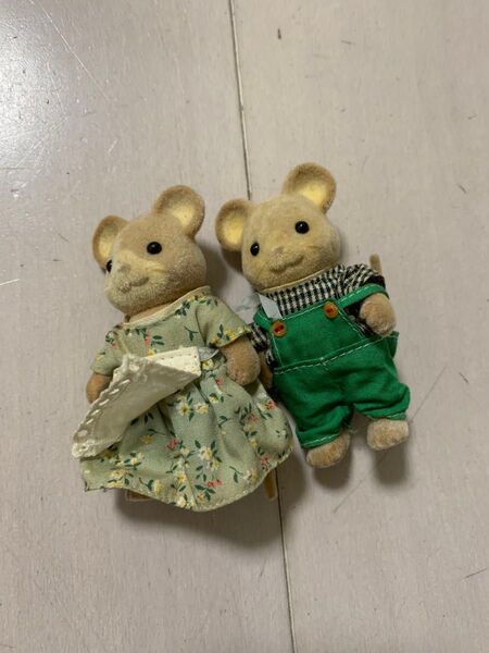 シルバニアファミリー 初期 人形 ネズミ