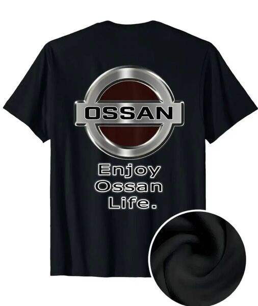 OSSAN Enjoy Ossan Life Tシャツ 黒 ブラック