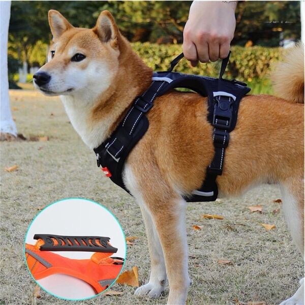 犬用ハーネス ブラック ペット用品 ドッグ お散歩 Sサイズ