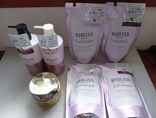 KOSE COSMEPORT BIOLISS ダメージ補修髪質エステ シャンプー・コンディショナー・ヘアマスクセット