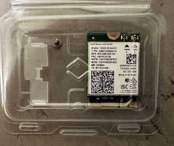 新品intel AX210無線LANカード