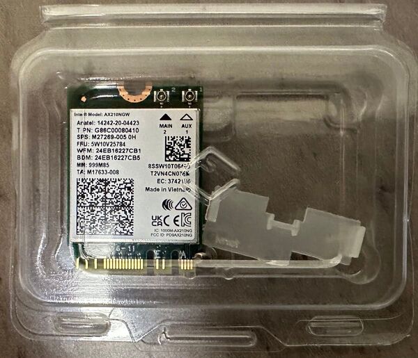 新品intel AX210無線LANカード