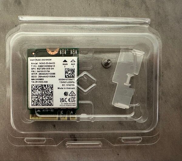 新品intel AX210無線LANカード
