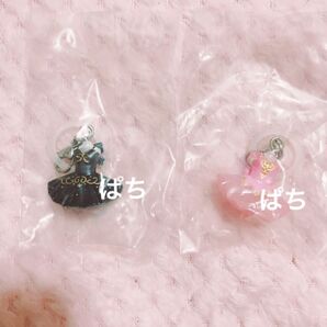 バレエモチーフ めじるしアクセサリー ガチャガチャ カプセルトイ チュチュドレス ピンク ブラック