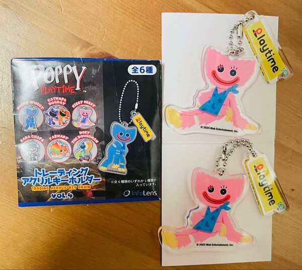 POPPY PLAY TIME トレーディング アクリルキーホルダー 4 キシーミシー ポピープレイタイム 2セット