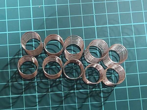 三和電子 バネ OBSA-SP-100G 10個 照光式押しボタン用スプリング 三和ボタン ばね アーケード beatmania