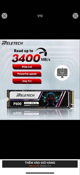 Reletech PCIe Gen3.0x4 M.2 NVMe SSD 512GB M.2 2280