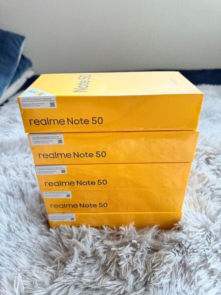 Realme Note 50 2024年グローバル版 スマートフォン: 6.74インチHD+ 90Hz 、SIM フリ(5台)