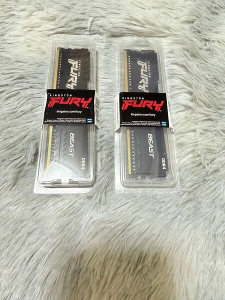 KINGSTON キングストン FURY Beast DDR4メモリーバー 8GB/ 3200