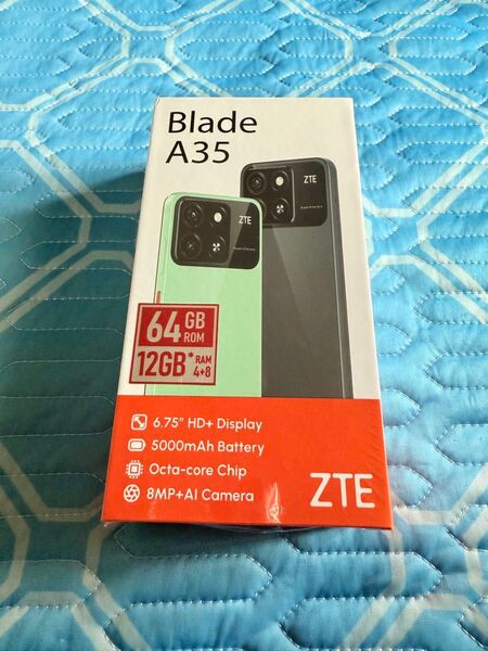 ZTE ZTE スマートフォン Blade A35 ファントムブラック SIMフリー Android 14 !