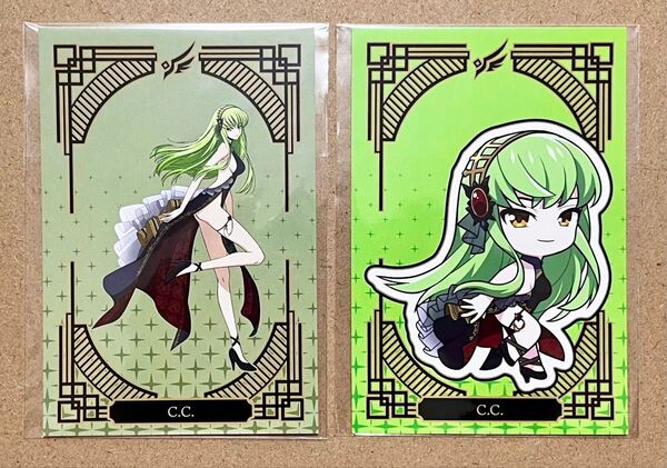 コードギアス 反逆のルルーシュ 東京タワー POP UP STORE 特典 ポストカード C.C. 2種