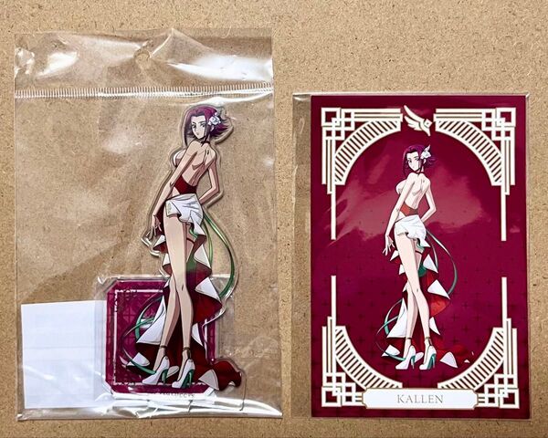 コードギアス 反逆のルルーシュ 東京タワー POP UP STORE アクリルスタンド 特典 ポストカード カレン