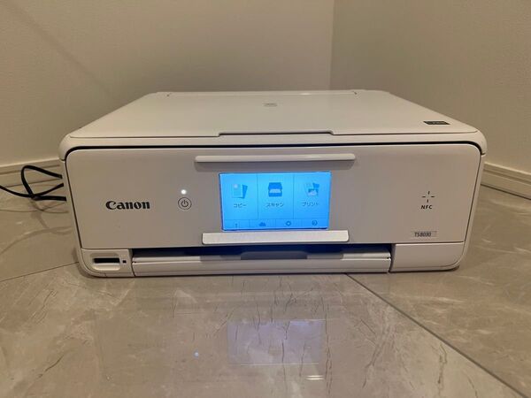 【ジャンク品】Canon PIXUS TS8030 インクジェットプリンター ホワイト キヤノン プリンター