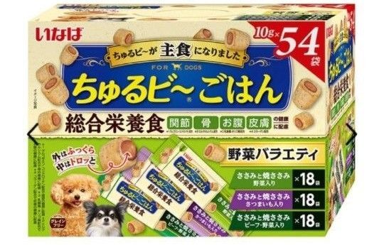 いなば ちゅるビ~ごはん 野菜バラエティ QDS-175(10g×54袋)