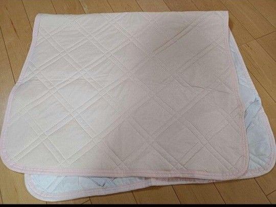 ベビー敷パッド キルティング ピンク ベビー布団 接触冷感 70cm x 120cm